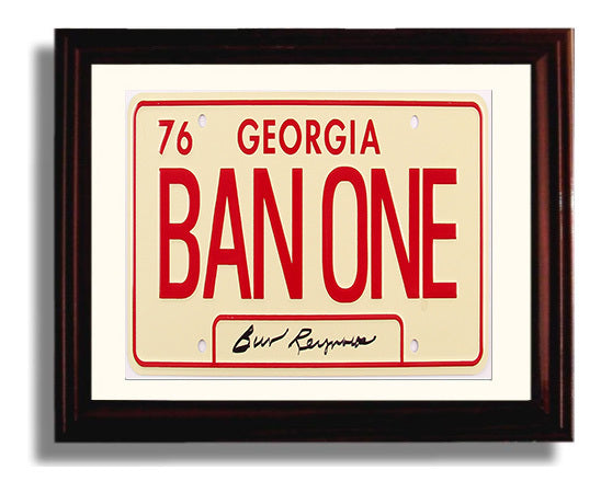 Burt Reynolds - Smokey and the Bandit - BAN ONE Rebel Vintage Movie Wall Art - 8x10 Beveled Frame movie decor