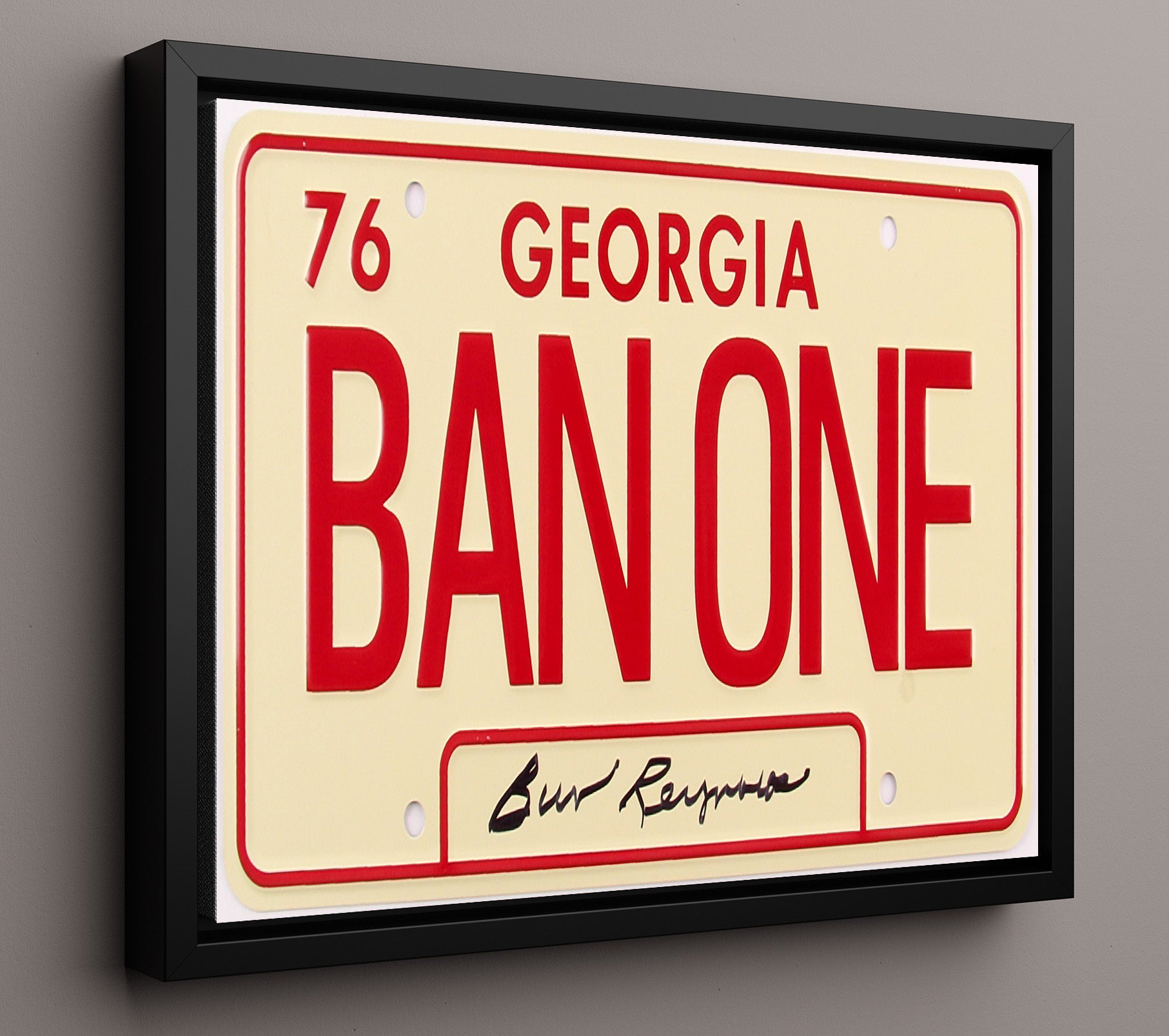 Burt Reynolds - Smokey and the Bandit - BAN ONE Rebel movie wall art 16x20 Framed Canvas