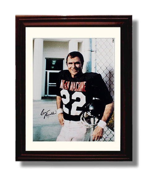 Burt Reynolds - The Longest Yard Paul Crewe Prison Football Uniform Number 22 movie wall art 8x10 Beveled Frame