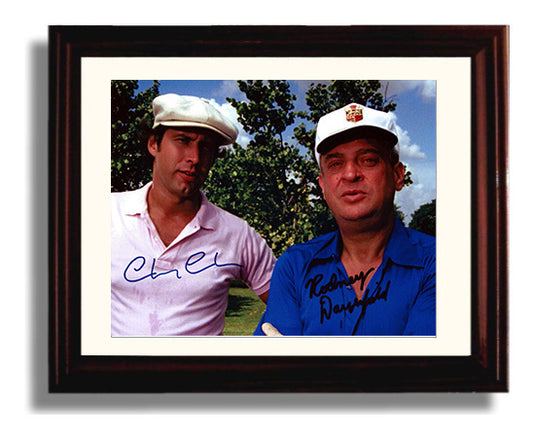 Caddyshack - Chevy Chase - Ty Webb - Golf course wisecrack pose movie wall art 8x10 Beveled Frame