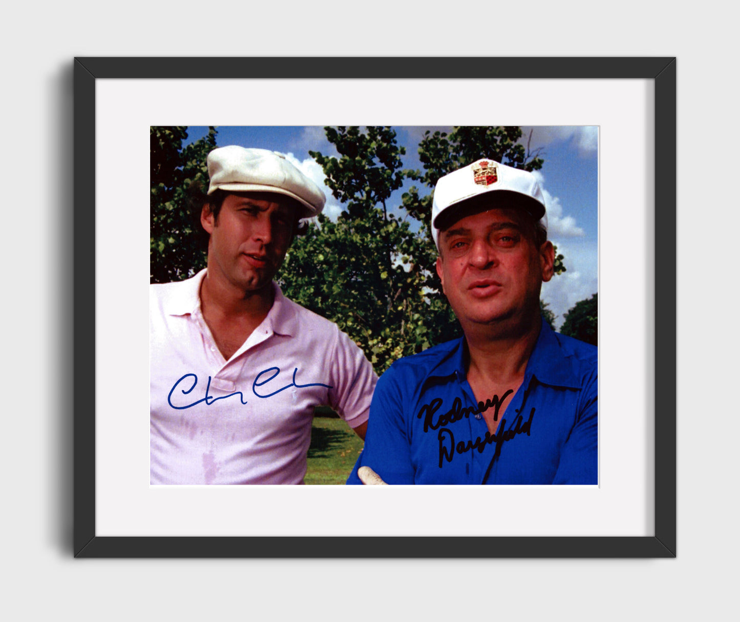 Caddyshack - Chevy Chase - Ty Webb - Golf course wisecrack pose movie wall art 16x20 Gallery Frame