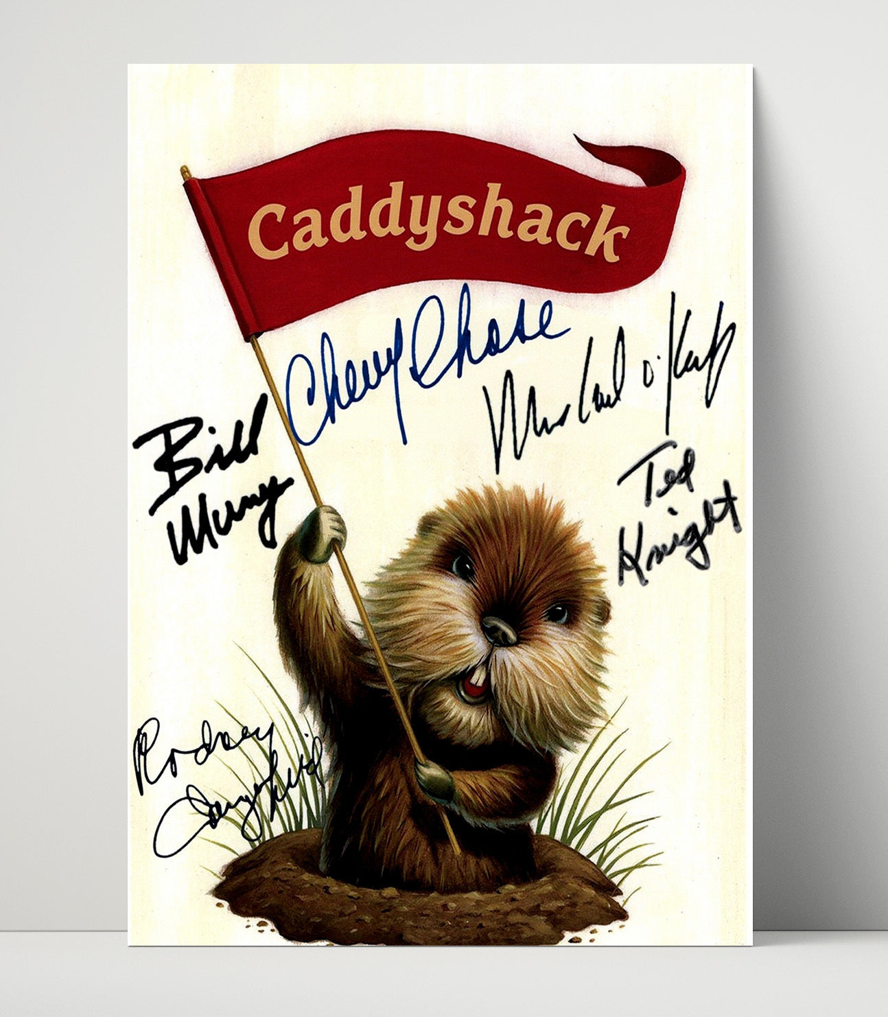 Caddyshack Cast - Golf Clubhouse Gopher Chaos Comedy Poster Vintage Movie Wall Art - 16x20 Unframed Print movie decor