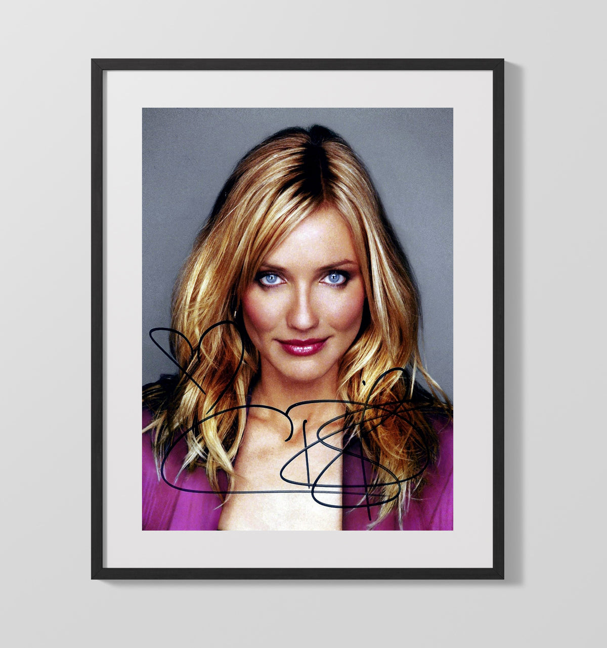 Cameron Diaz - Hollywood Actress Blonde Studio Glamour movie wall art 16x20 Gallery Frame