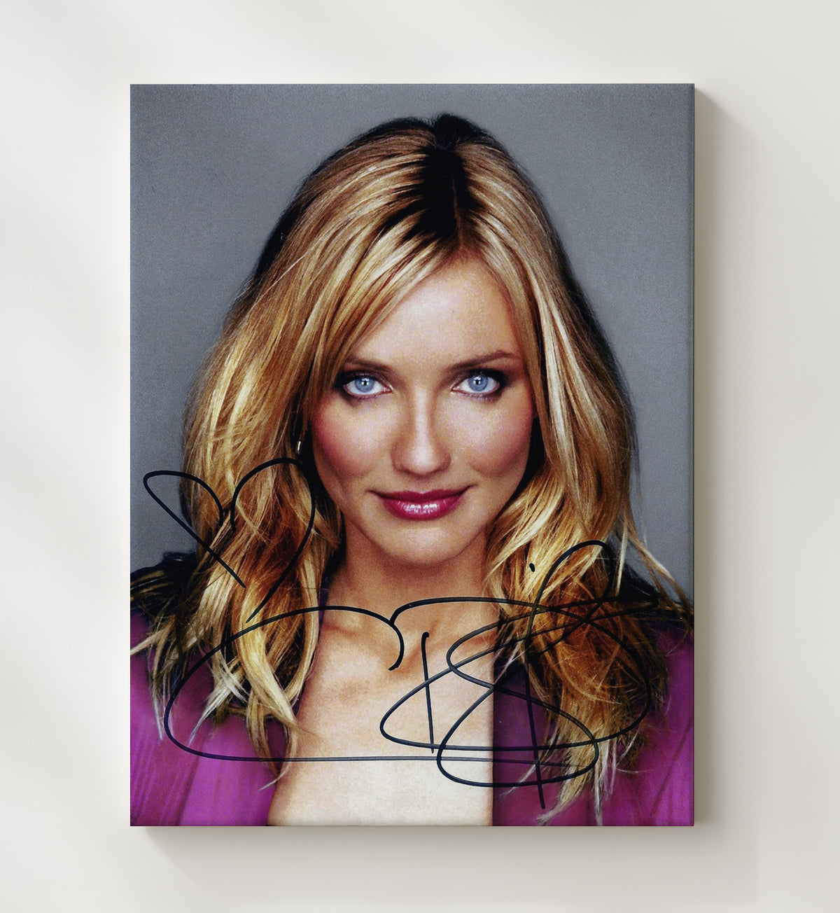 Cameron Diaz - Hollywood Actress Blonde Studio Glamour movie wall art 20x24 Canvas