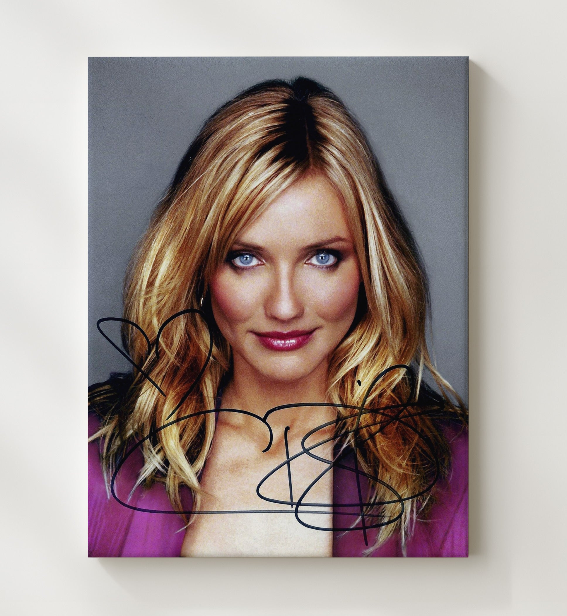 Cameron Diaz - Hollywood Actress Blonde Studio Glamour movie wall art 20x24 Canvas