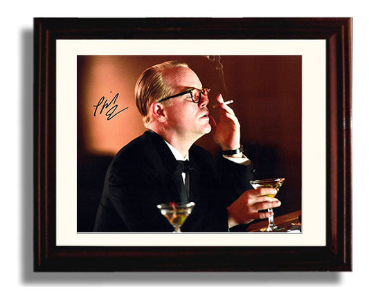 Capote - Hoffman - Capote - Ice Cold Focus movie wall art 8x10 Beveled Frame