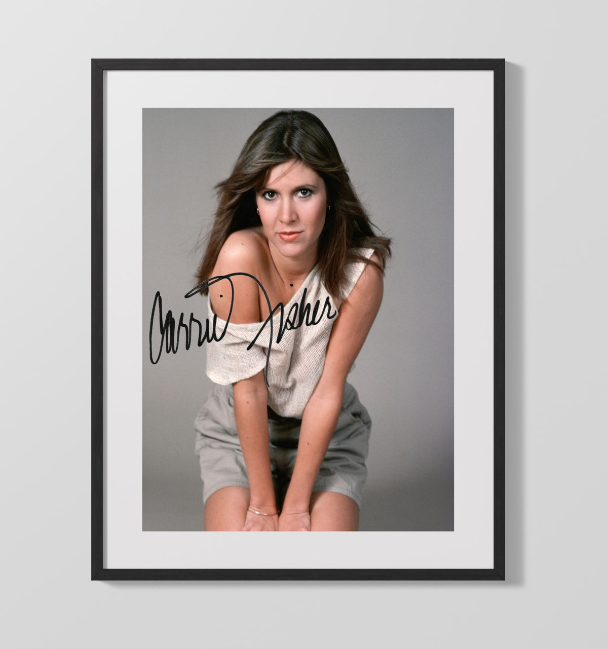 Carrie Fisher - Star Beauty movie wall art 16x20 Gallery Frame