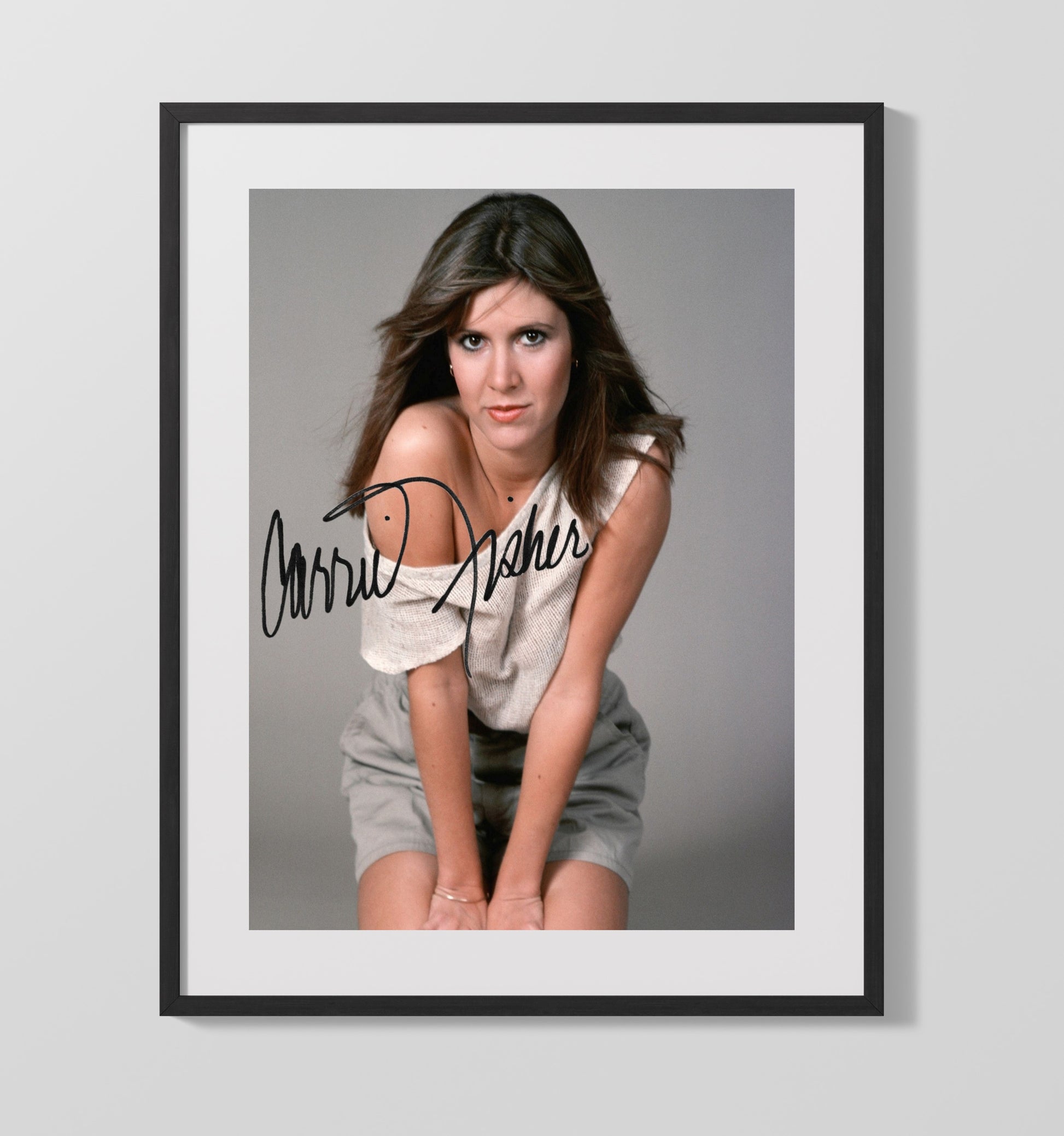 Carrie Fisher - Star Beauty movie wall art 16x20 Gallery Frame