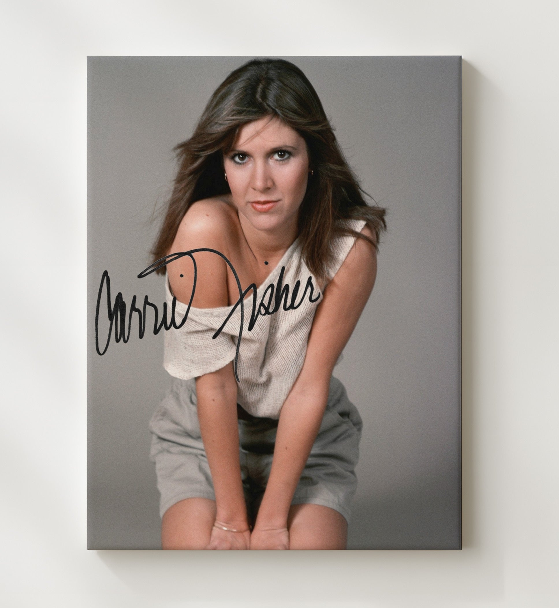 Carrie Fisher - Star Beauty movie wall art 20x24 Canvas