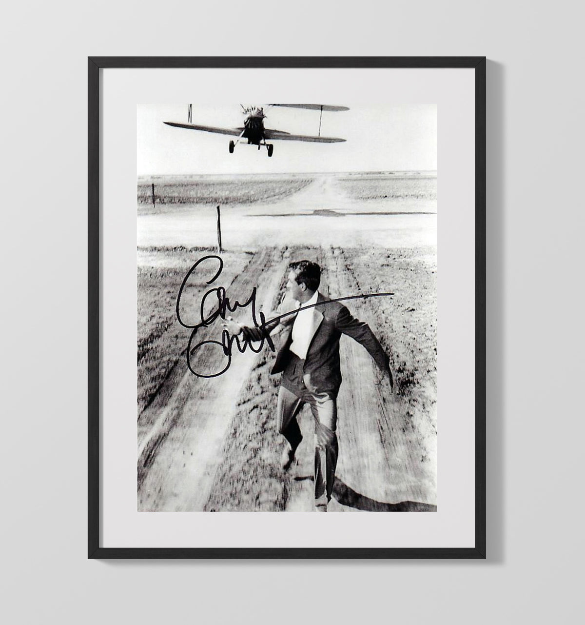 Cary Grant - Crop Duster Chase movie wall art 16x20 Gallery Frame