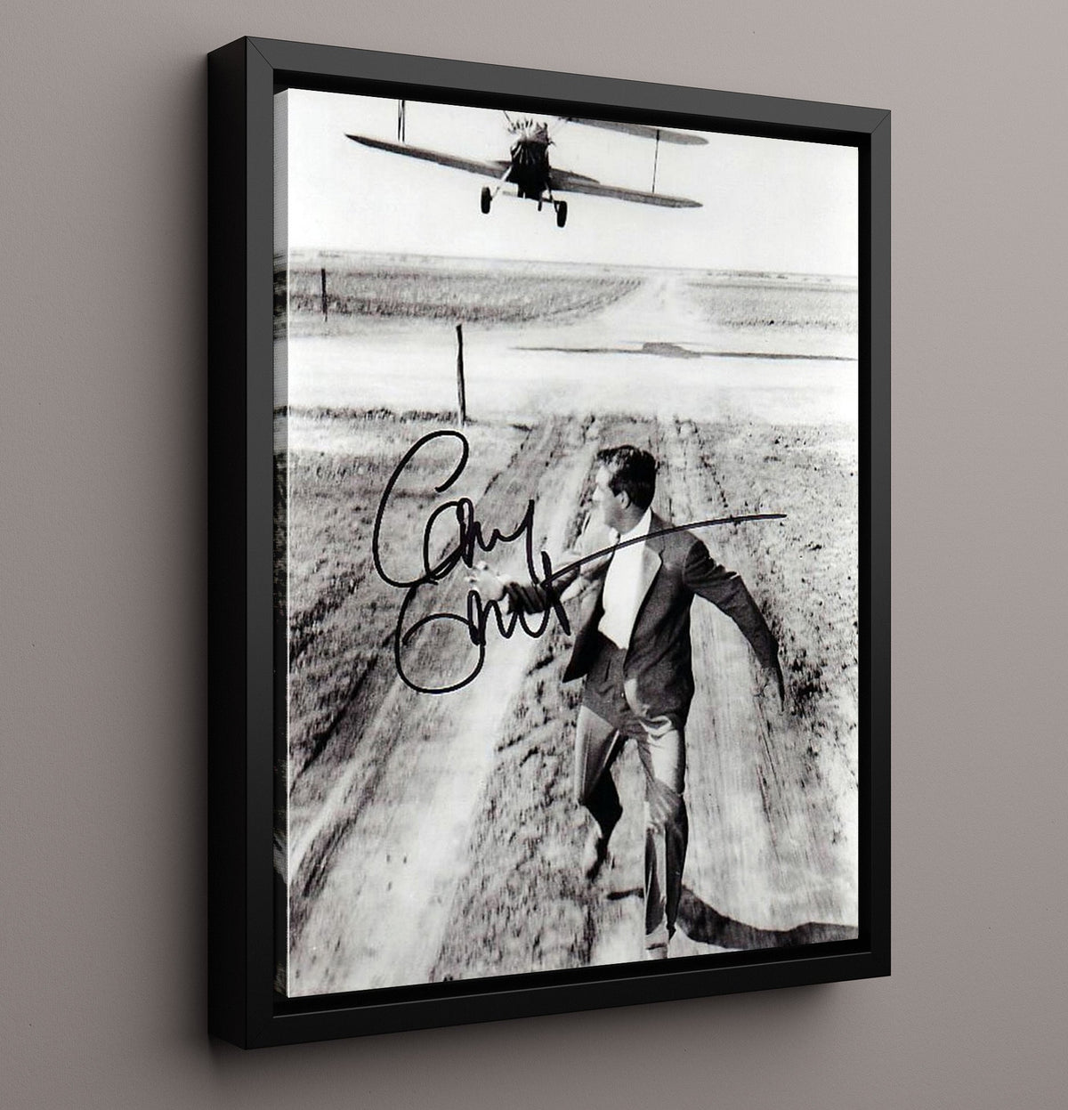Cary Grant - Crop Duster Chase movie wall art 16x20 Gallery Frame