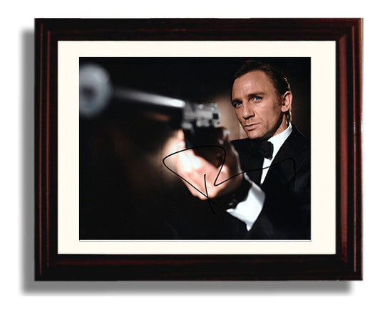 Casino Royale - Daniel Craig - James Bond - Casino tension moment movie wall art 8x10 Beveled Frame