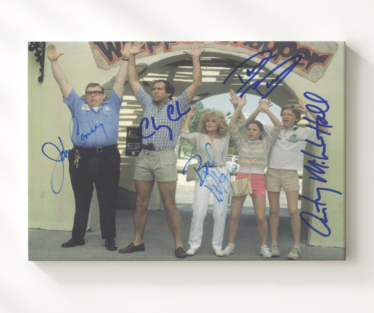 Cast - National Lampoon Vacation - Classic Scene movie wall art 8x10 Beveled Frame