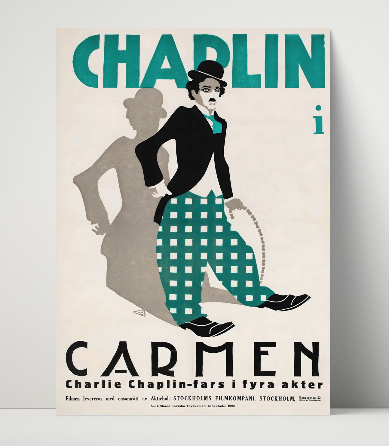 Charlie Chaplin - Carmen - Comic Genius on Display movie wall art 16x20 Unframed Print