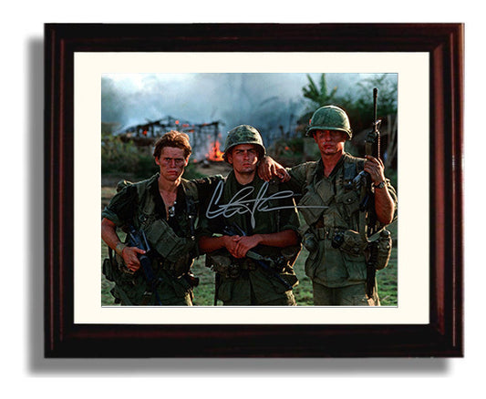 Charlie Sheen - Platoon - War-Torn Resolve movie wall art 8x10 Beveled Frame