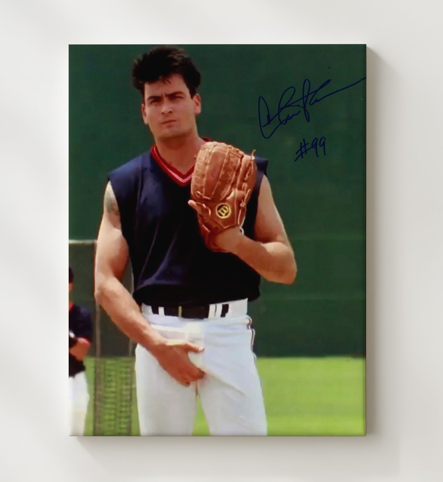 Charlie Sheen - Wild Thing movie wall art 20x24 Canvas
