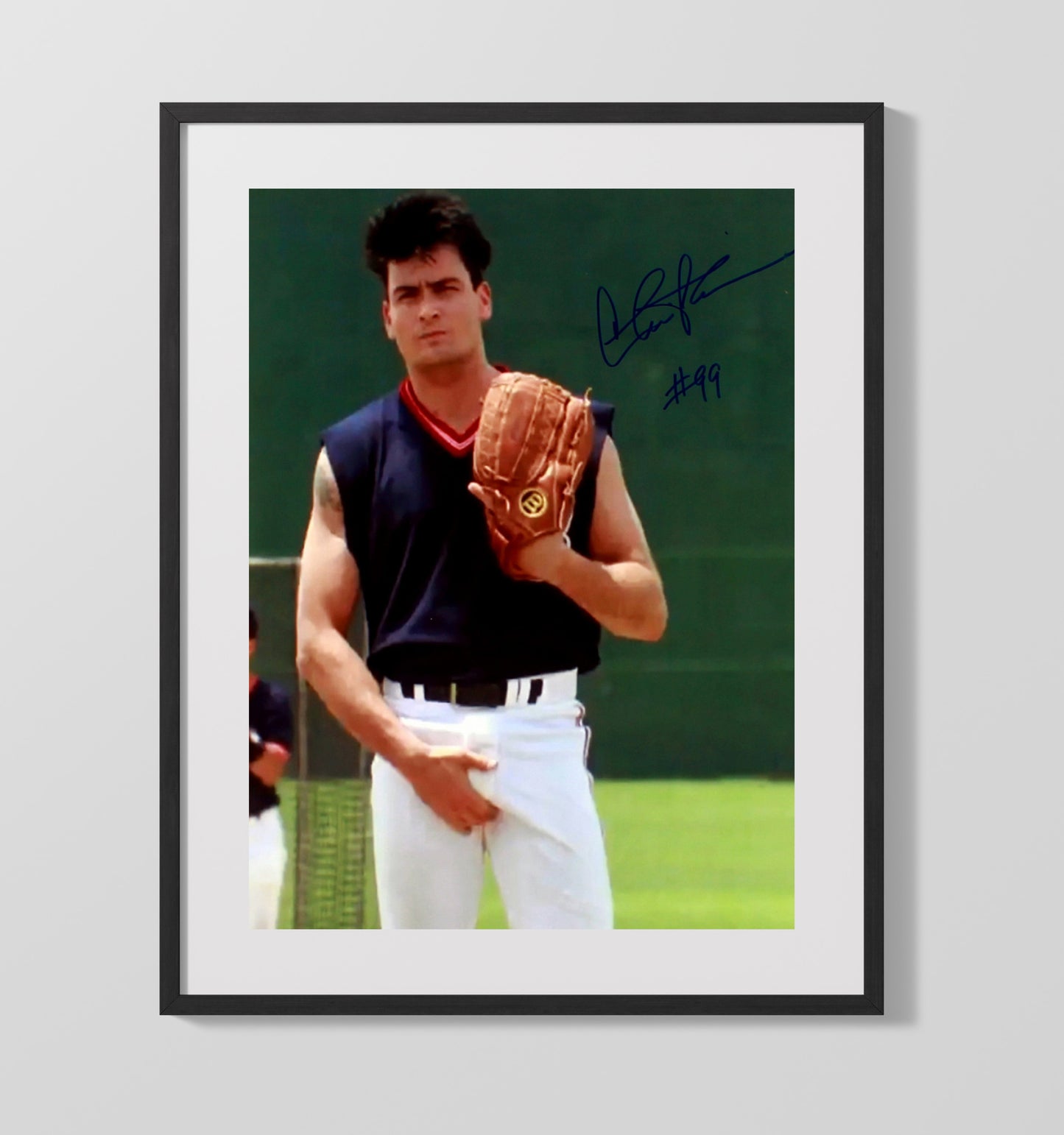 Charlie Sheen - Wild Thing movie wall art 16x20 Gallery Frame
