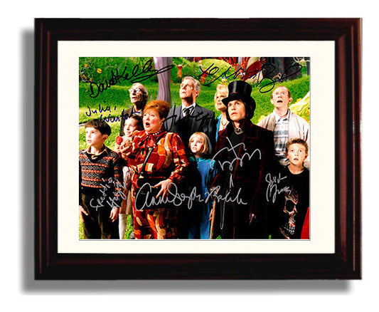 Charlie and the Chocolate Factory - Johnny Depp - Willy Wonka - Eccentric factory entrance movie wall art 8x10 Beveled Frame