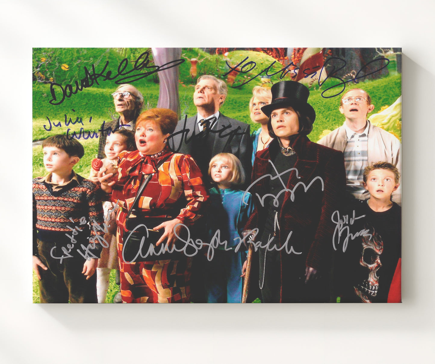 Charlie and the Chocolate Factory - Johnny Depp - Willy Wonka - Eccentric factory entrance movie wall art 20x24 Canvas