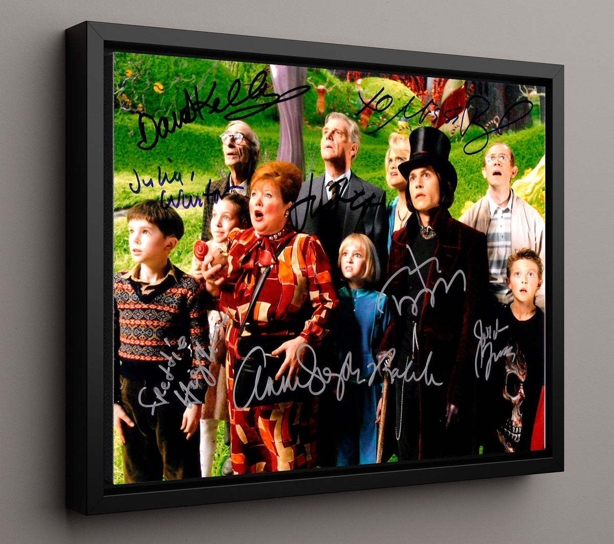 Charlie and the Chocolate Factory - Johnny Depp - Willy Wonka - Eccentric factory entrance movie wall art 16x20 Gallery Frame