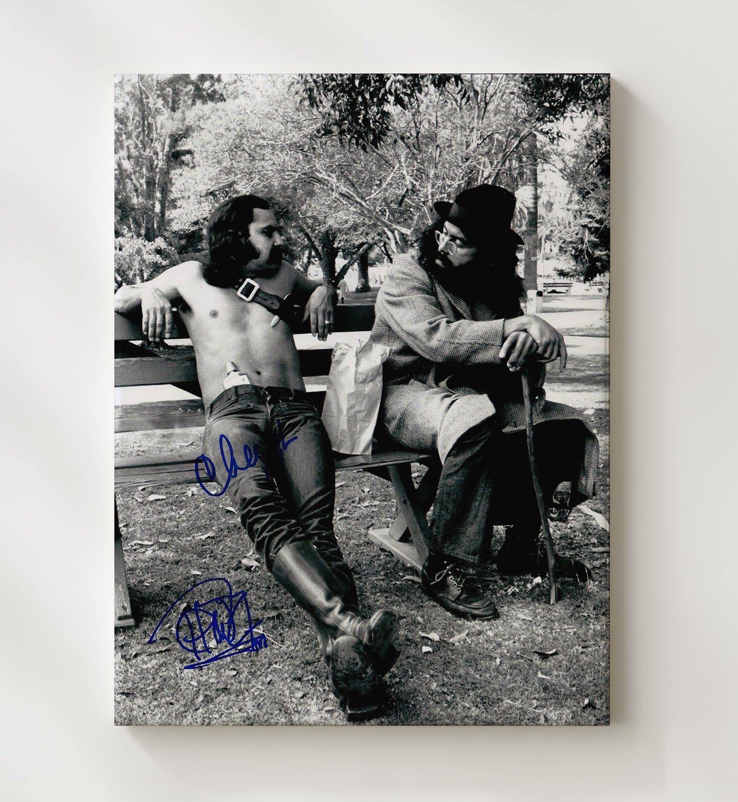 Cheech and Chong - Stoner Legends Vintage Movie Wall Art - 20x24 Canvas movie decor