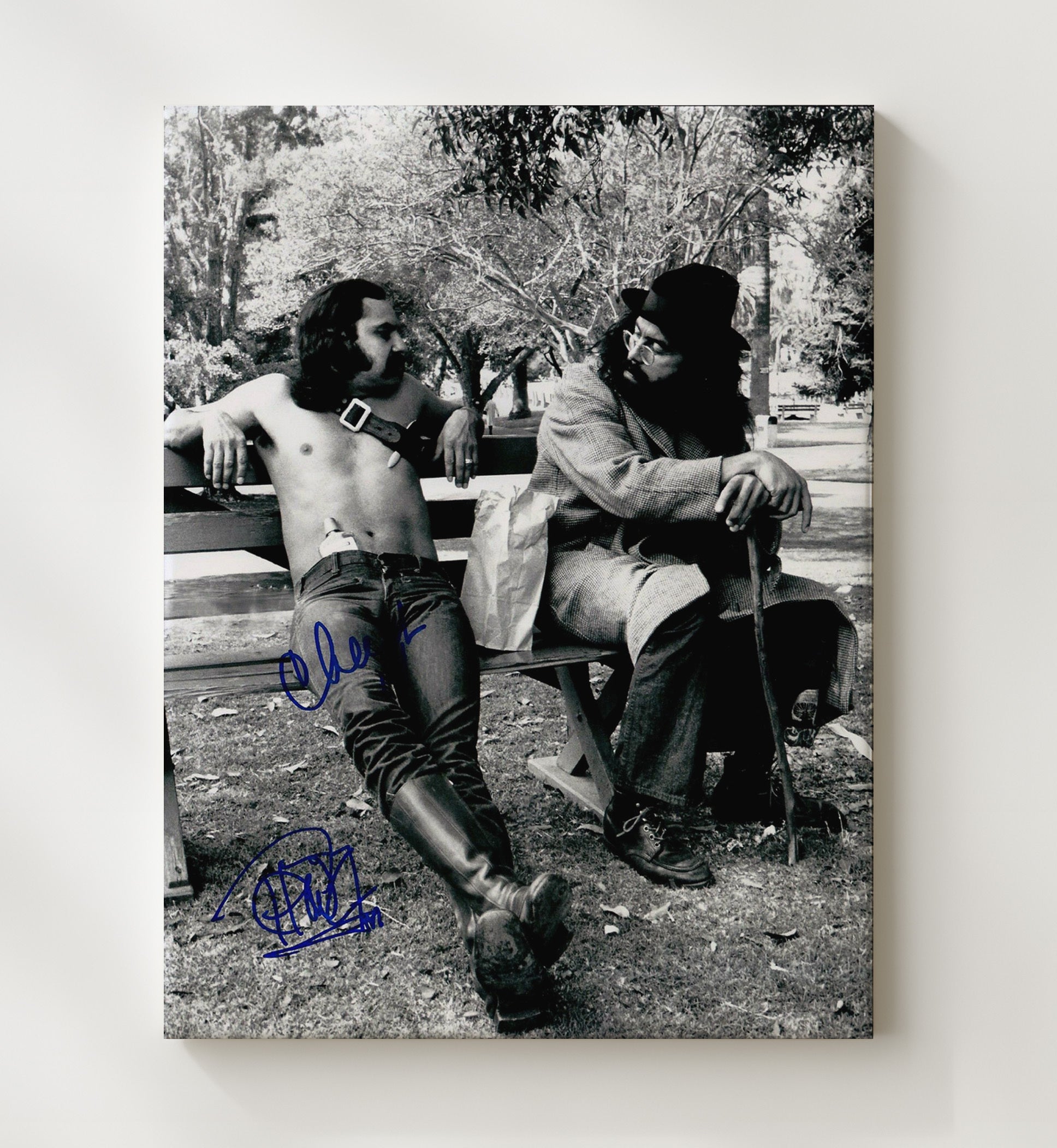 Cheech and Chong - Stoner Legends Vintage Movie Wall Art - 20x24 Canvas movie decor