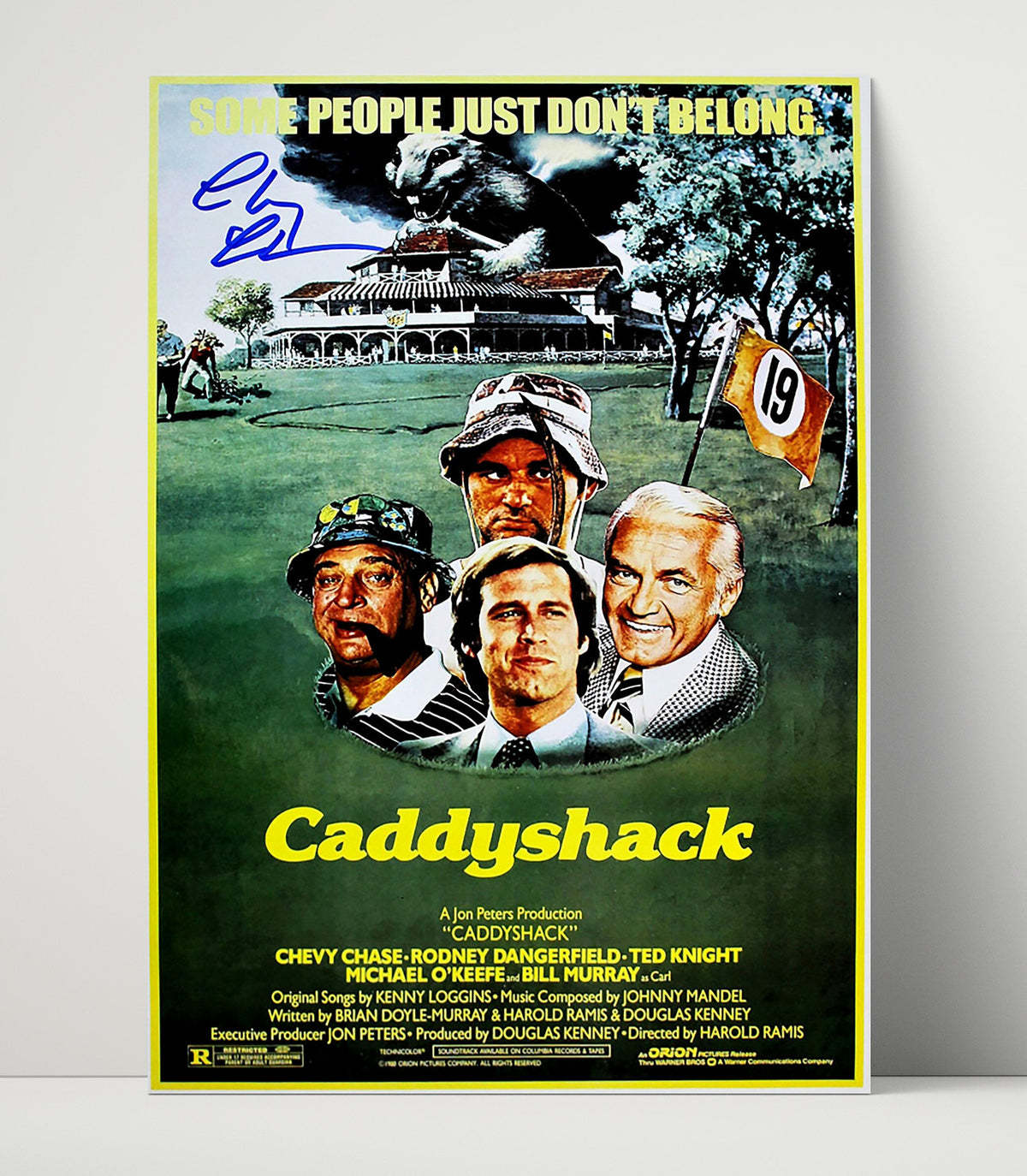 Chevy Chase - Caddyshack Ty Webb Calm Golfer at Bushwood Country Club movie wall art 16x20 Unframed Print