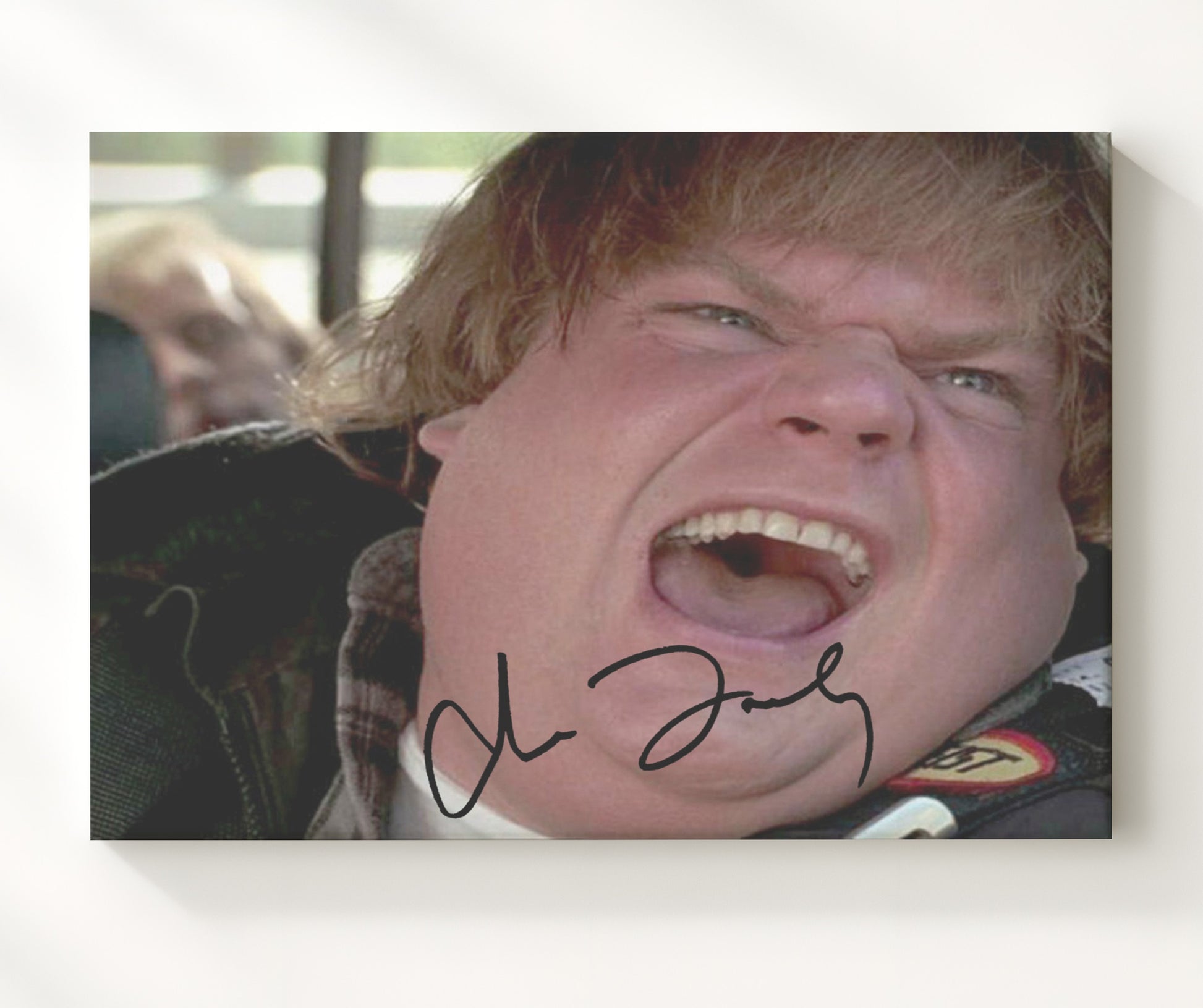 Chris Farley - Tommy Boy - Holy Schnikes movie wall art 20x24 Canvas