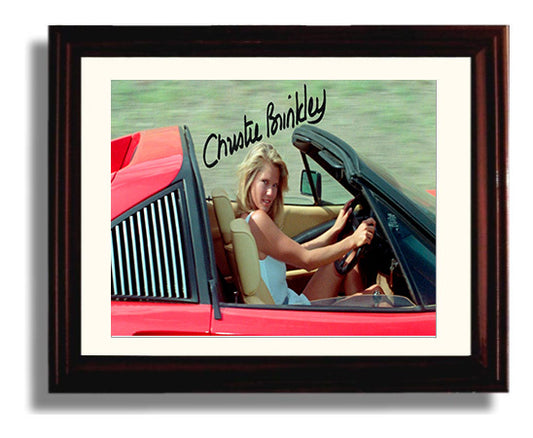 Christie Brinkley - Vacation - Ferrari Daydream movie wall art 8x10 Beveled Frame