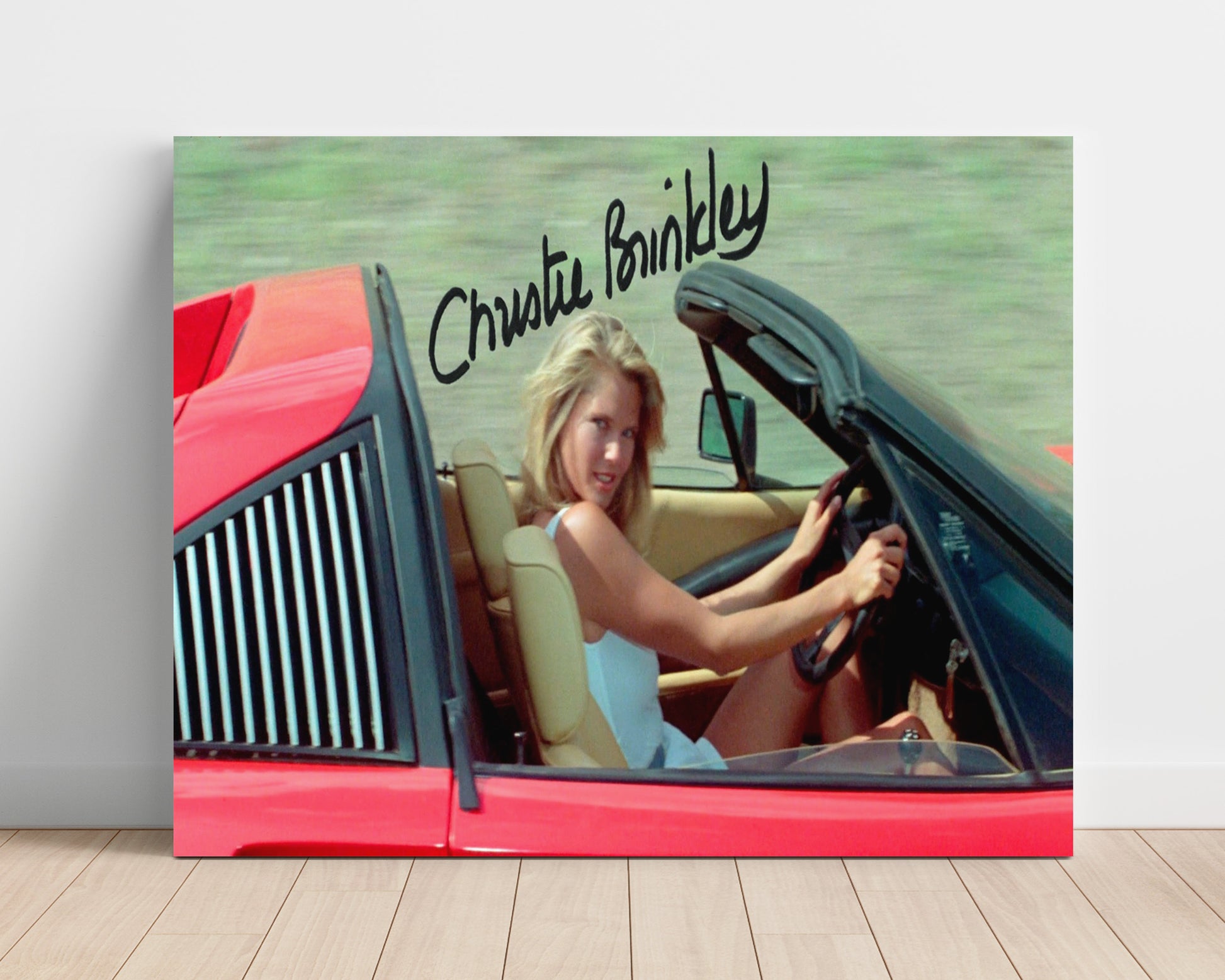 Christie Brinkley - Vacation - Ferrari Daydream movie wall art 16x20 Unframed Print