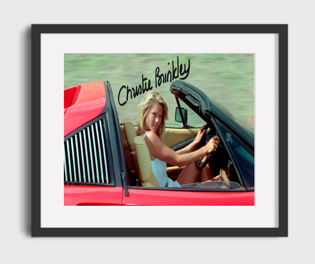 Christie Brinkley - Vacation - Ferrari Daydream movie wall art 16x20 Gallery Frame