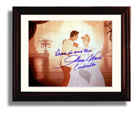 Cinderella - Ilene Woods - Cinderella - Ballroom dream waltz movie wall art 8x10 Beveled Frame
