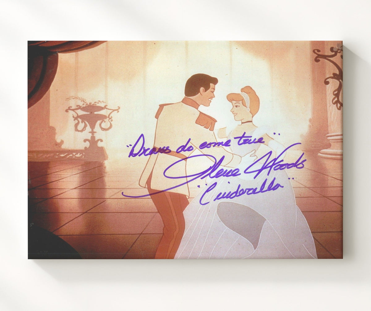 Cinderella - Ilene Woods - Cinderella - Ballroom dream waltz movie wall art 8x10 Beveled Frame