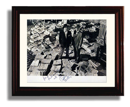 Citizen Kane - Orson Welles - Charles Foster Kane - Power and legacy movie wall art 8x10 Beveled Frame