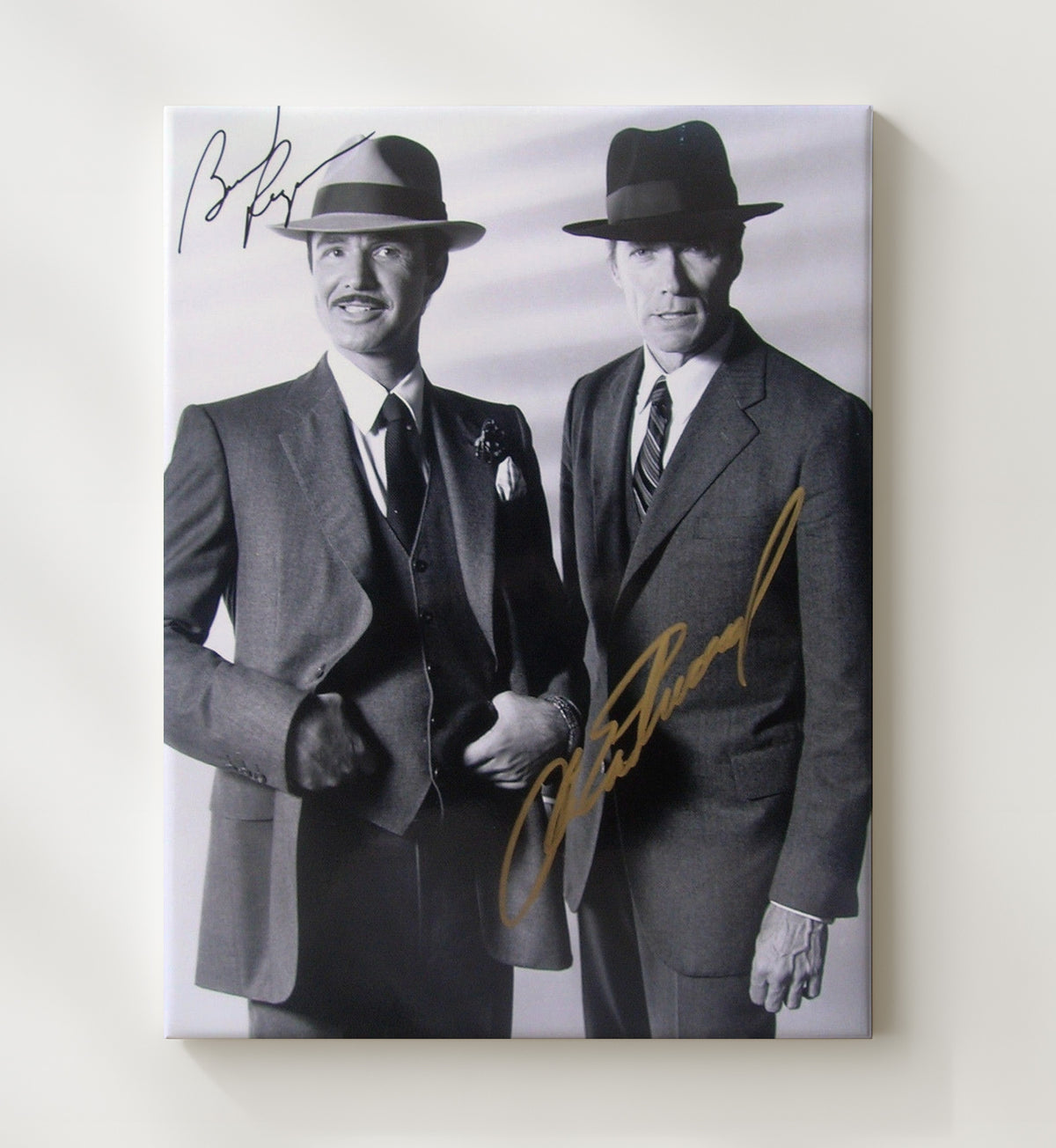 City Heat - Burt Reynolds - Lt. Speer and Clint Eastwood - Mike Murphy - 1930s Gangster Suits Studio Shot movie wall art 20x24 Canvas