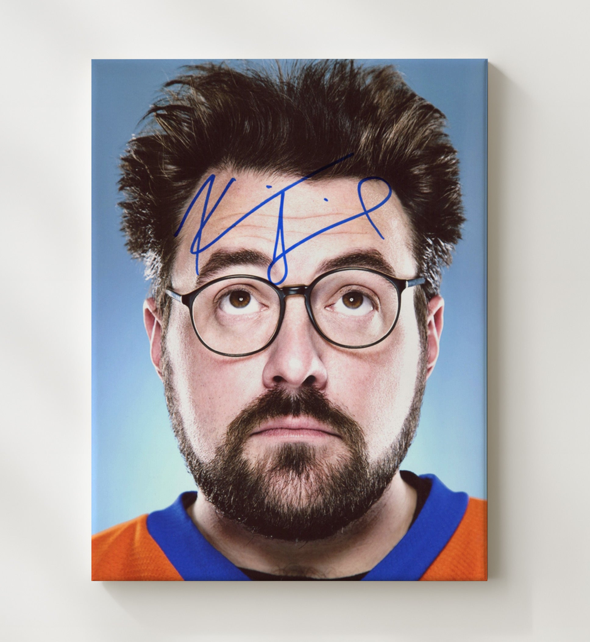 Clerks - Kevin Smith - Silent Bob - Glasses Upward Looking Expression movie wall art 20x24 Canvas