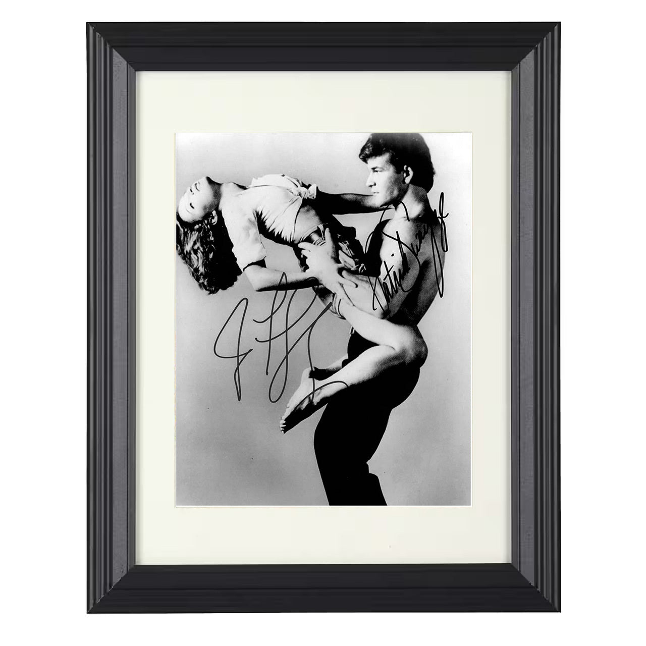 Dirty Dancing – Iconic Lift Image – 8x10 black beveled framed movie wall art