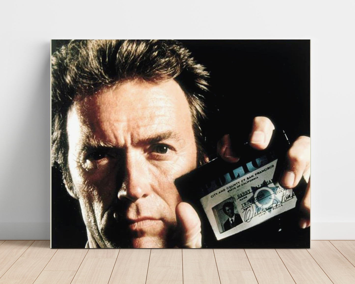 Dirty Harry - Clint Eastwood - Harry Callahan - Badge reveal confrontation movie wall art 16x20 Unframed Print