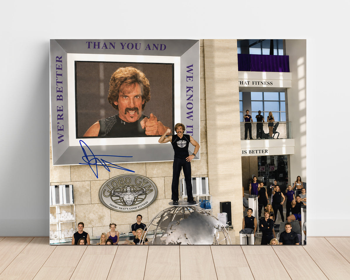 Dodgeball - Ben Stiller - White Goodman - Globo Gym dominance speech movie wall art 16x20 Unframed Print