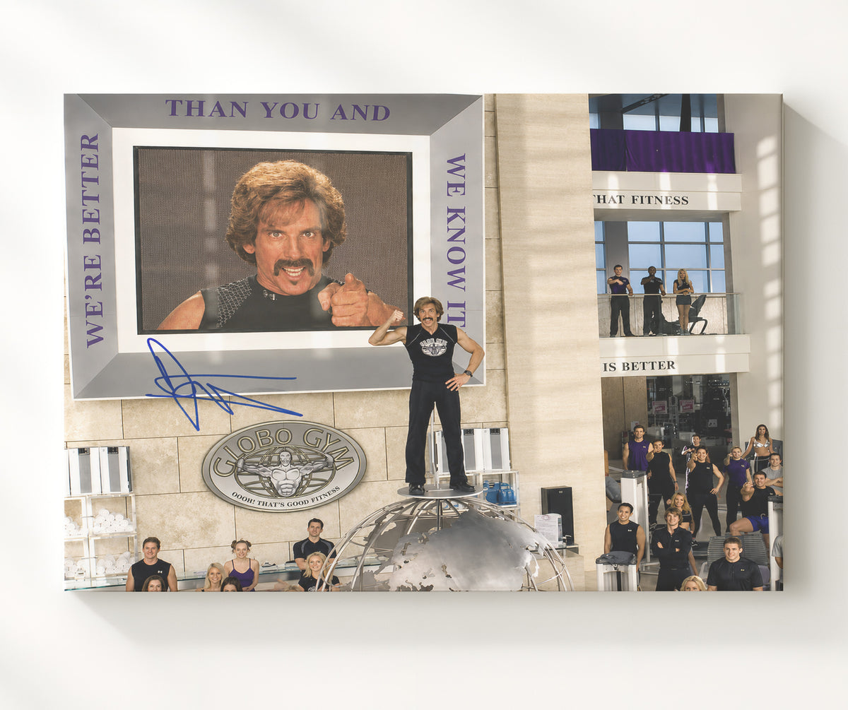 Dodgeball - Ben Stiller - White Goodman - Globo Gym dominance speech movie wall art 20x24 Canvas