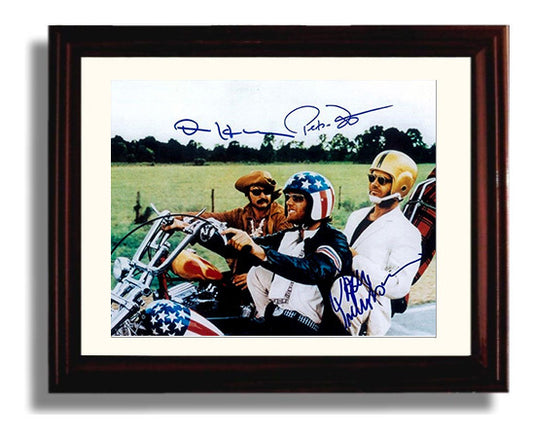 Easy Rider Cast - Easy Rider - Born to Be Wild movie wall art 8x10 Beveled Frame