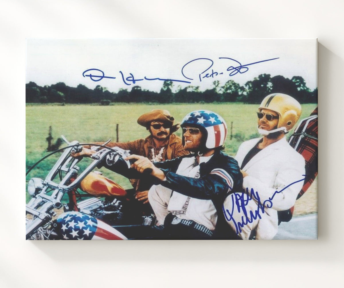 Easy Rider Cast - Easy Rider - Born to Be Wild movie wall art 8x10 Beveled Frame