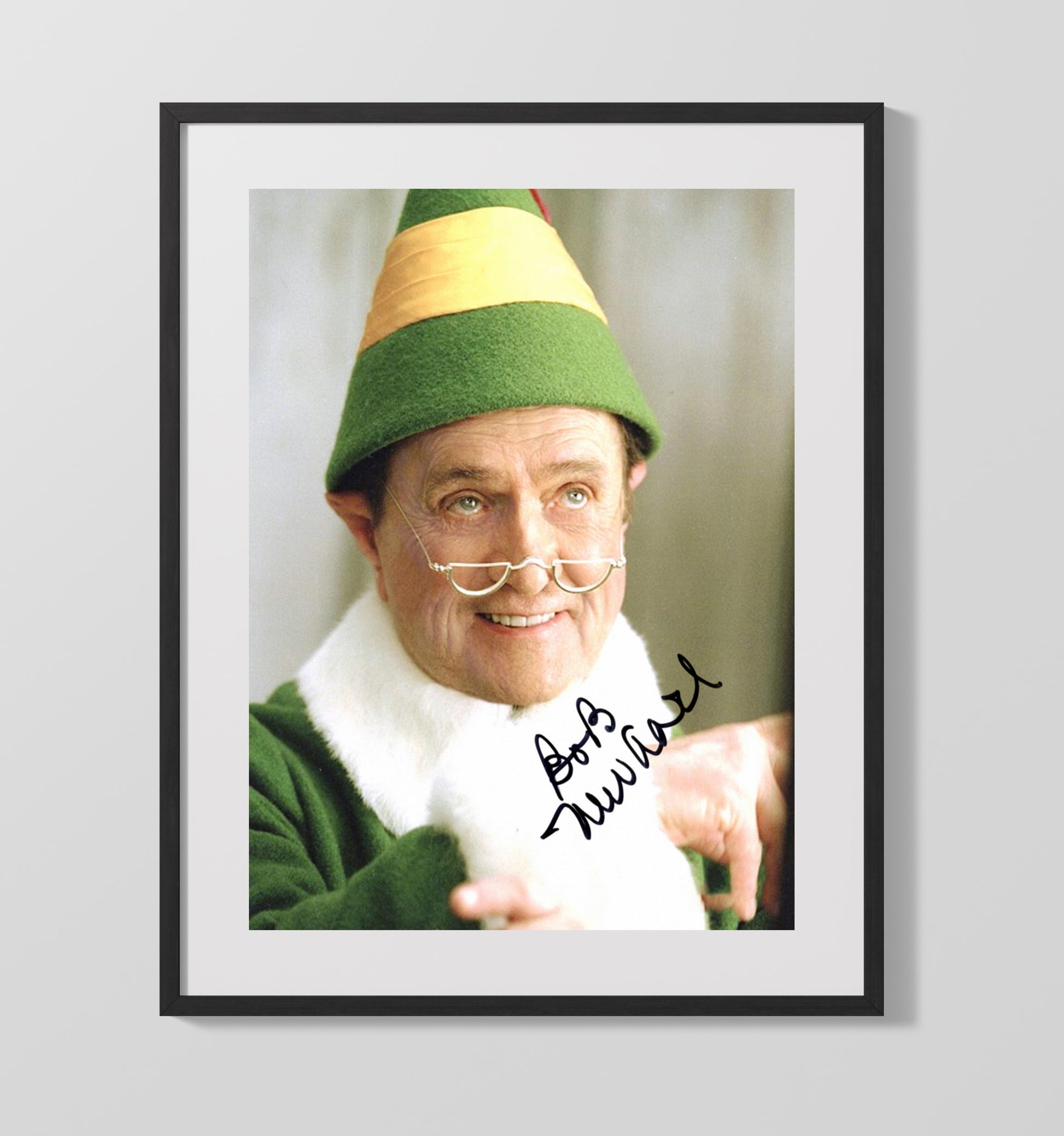 Elf - Bob Newhart - Papa ElfNorth Pole Wisdom Vintage Movie Wall Art - 16x20 Gallery Frame movie decor