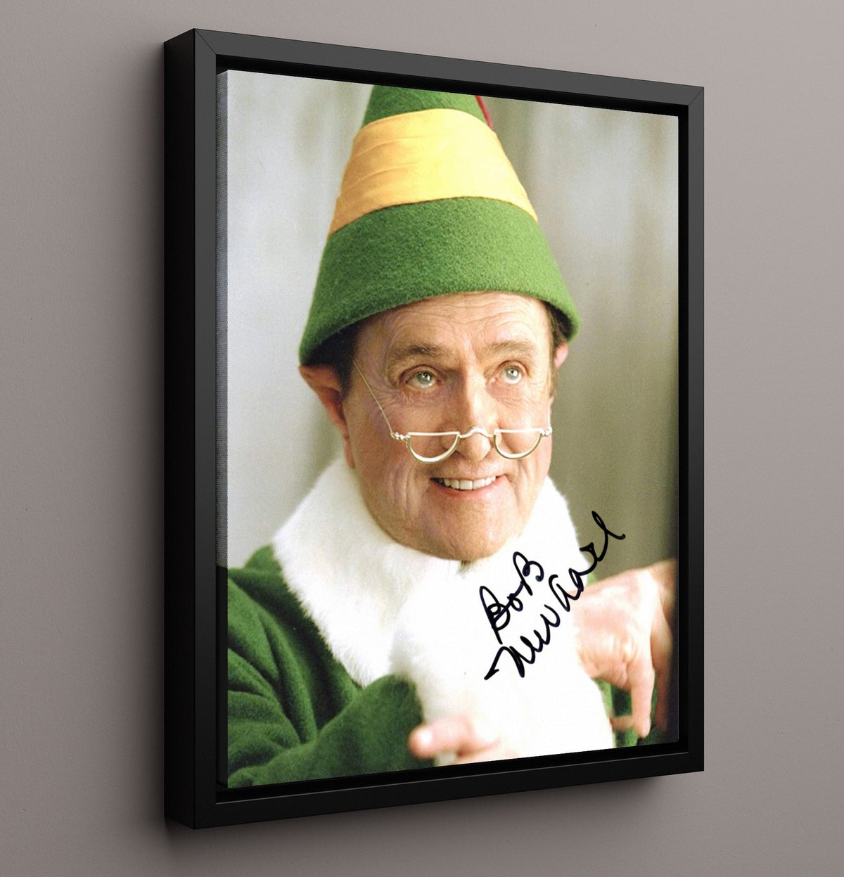 Elf - Bob Newhart - Papa Elf - North Pole Wisdom movie wall art 16x20 Gallery Frame