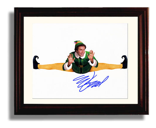 Elf - Will Ferrell - Buddy - Split Stretch movie wall art 8x10 Beveled Frame
