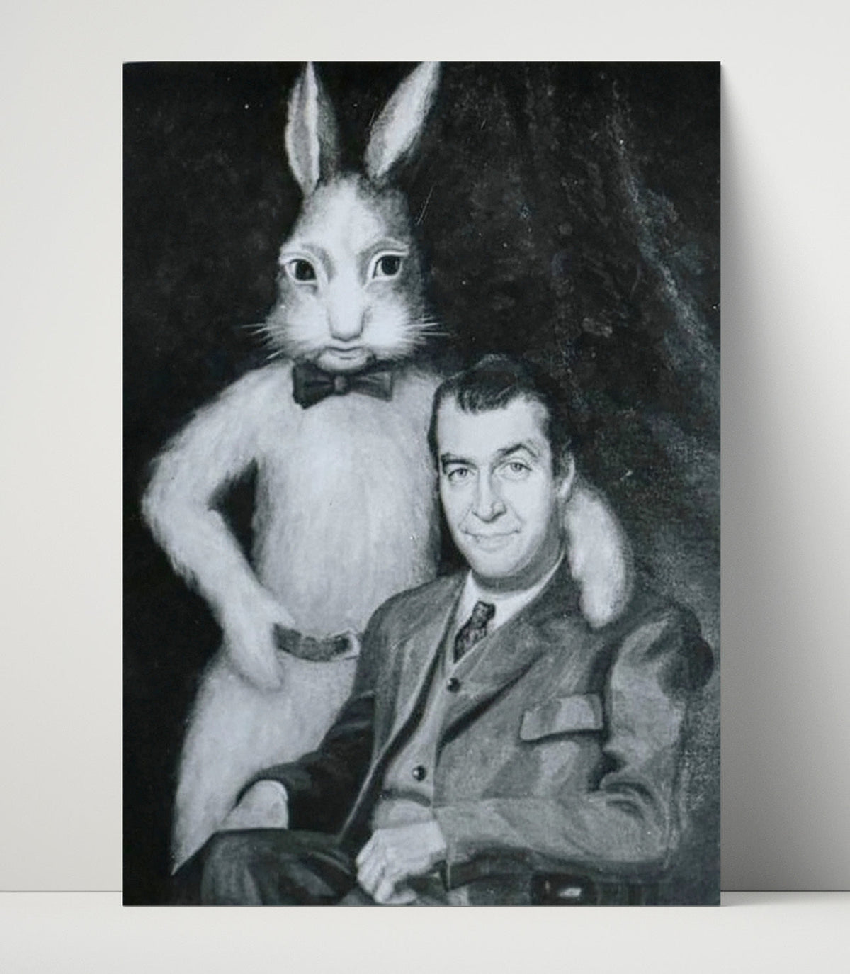 Elwood and Harvey – Iconic Harvey Painting unframed semi-gloss poster print