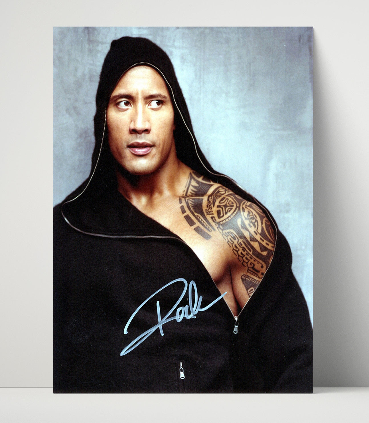 Fast Five - Dwayne Johnson - Luke Hobbs - Tribal Tattoo Power Stare movie wall art 16x20 Unframed Print