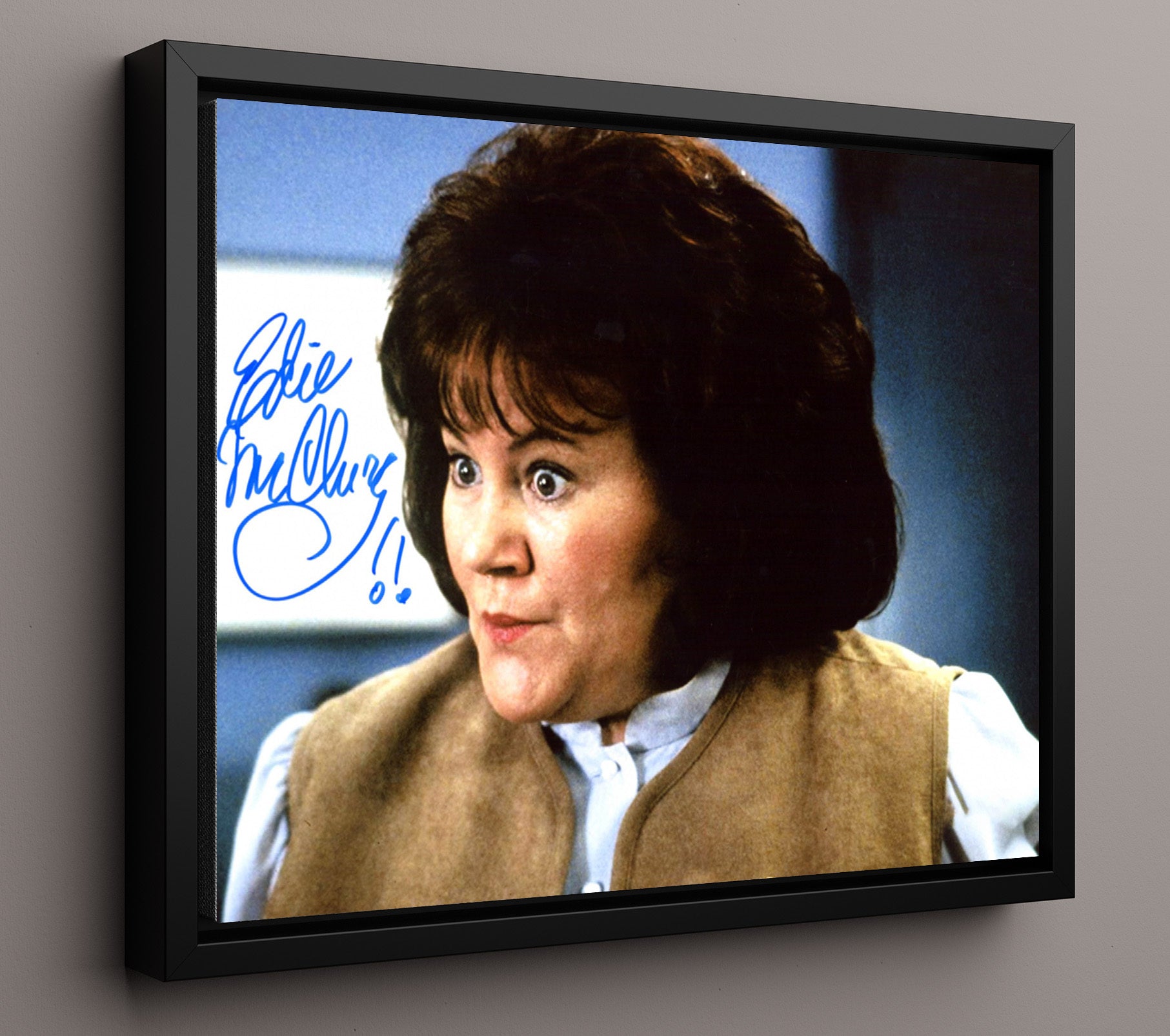 Ferris Bueller Day Off - Edie McClurg - Grace - School office panic movie wall art 16x20 Framed Canvas