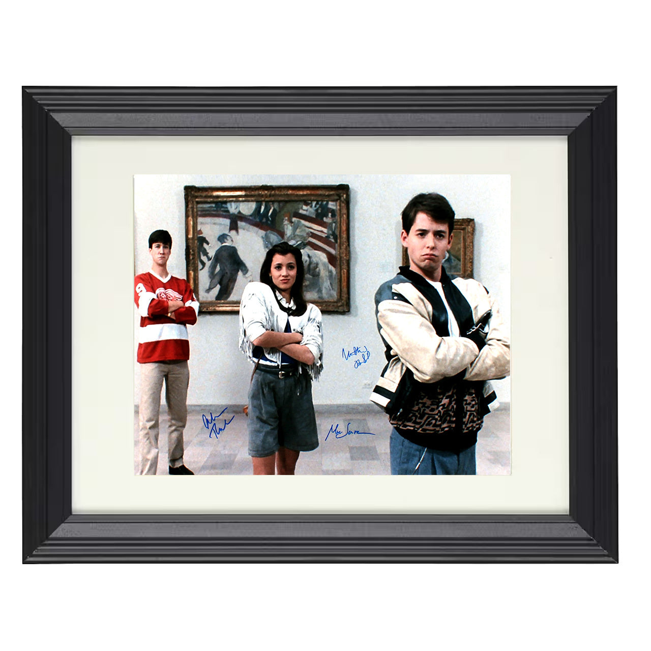 Ferris Bueller's Day Off – Alan Ruck Image – 8x10 black beveled framed movie wall art