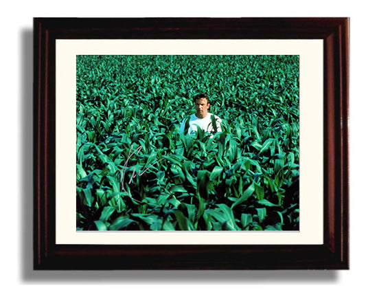Field of Dreams - Kevin Costner - Cornfield Vision movie wall art 8x10 Beveled Frame